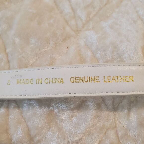 Vintage‎ Women\'s Genuine Leather  White Size Small main image 9